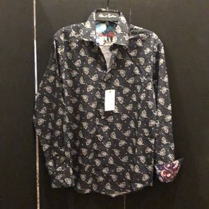 Robert Graham Long Sleeve Button Down Shirt.
